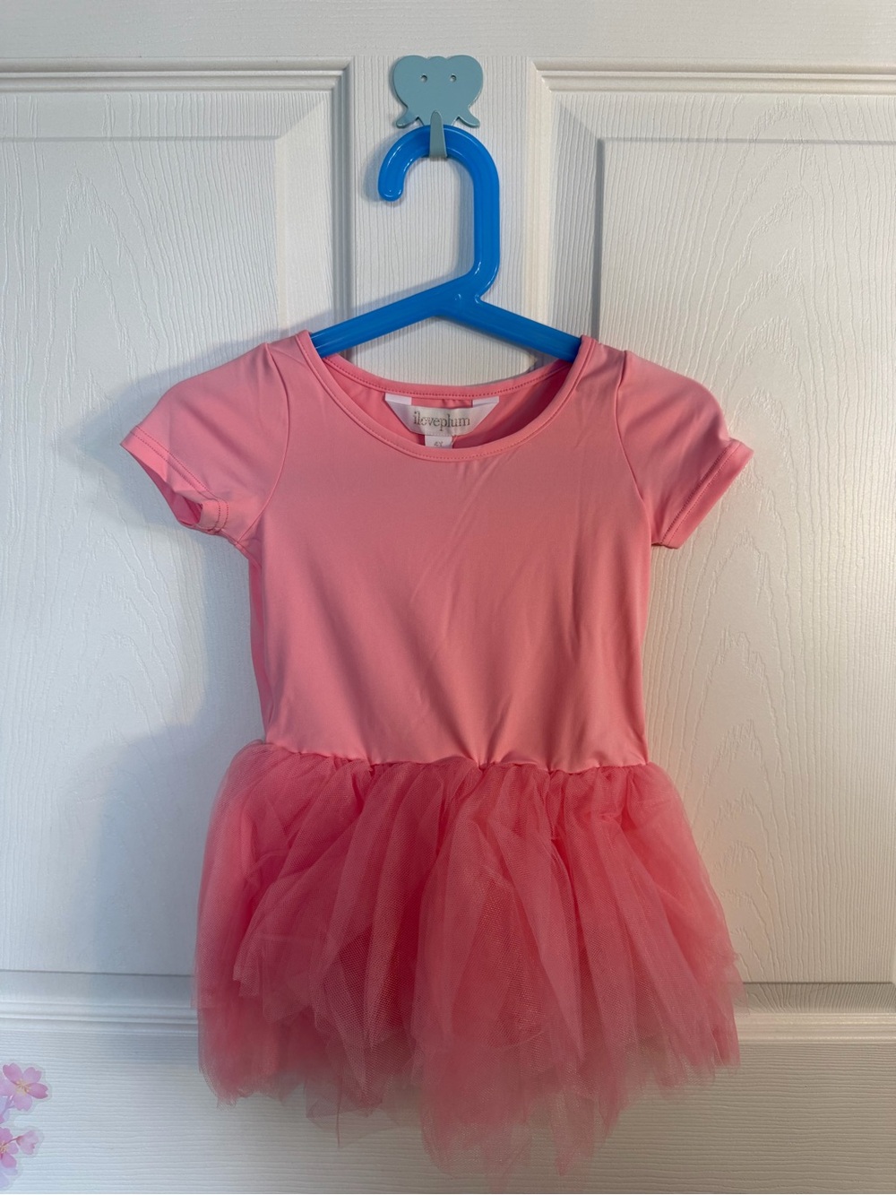 iloveplum pink tutu dress 4T NEW